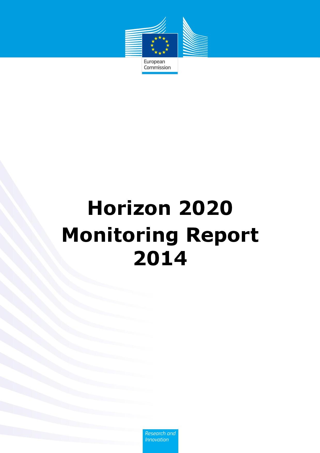 Horizon2020MonitoringReport2014 page 001
